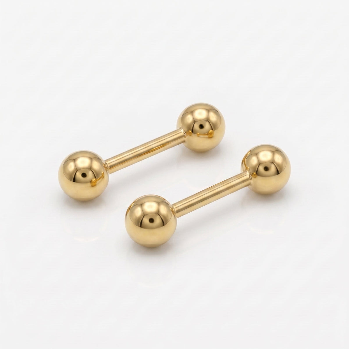 Straight Barbell Ear Piercing Studs
