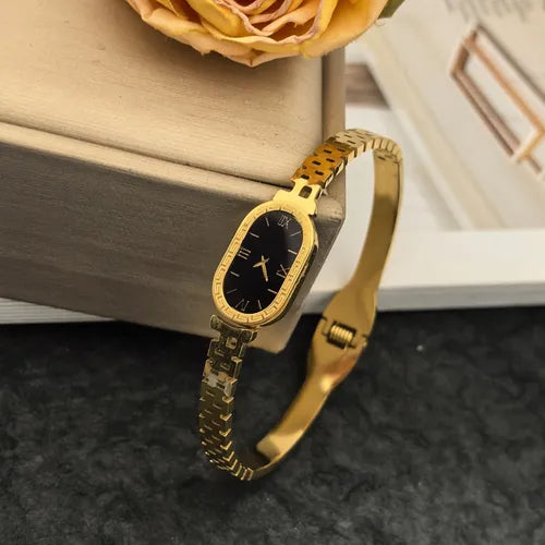 Watch Style stainless steel Bangle