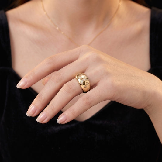 Luna Star Ring - Stainless Steel