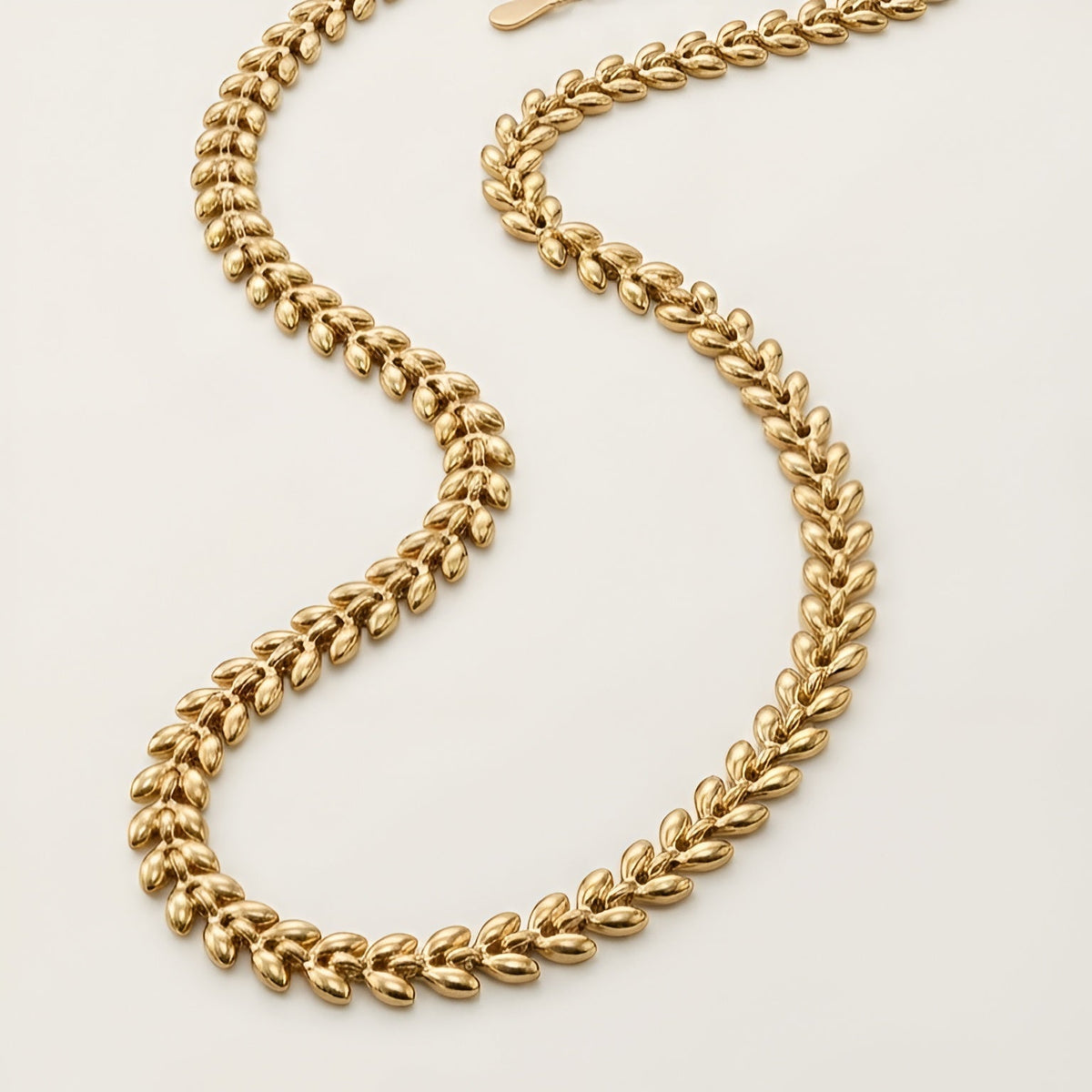 Cuban Wheat Neck Chain hayajewelers.pk