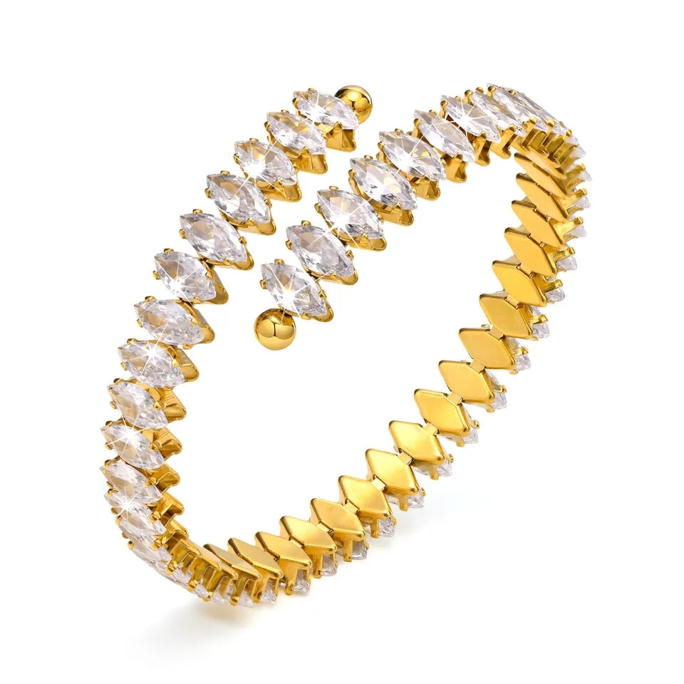 Anastasia cuff - Stainless Steel