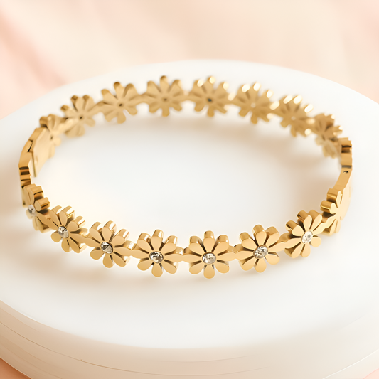 Daisy Flower Bangle