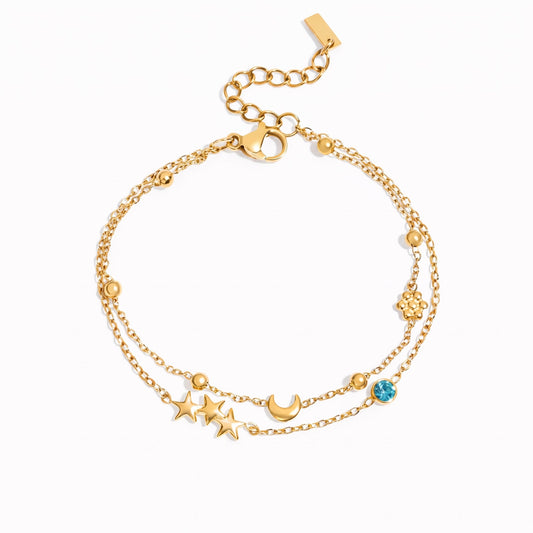 Celestial Layered Bracelet