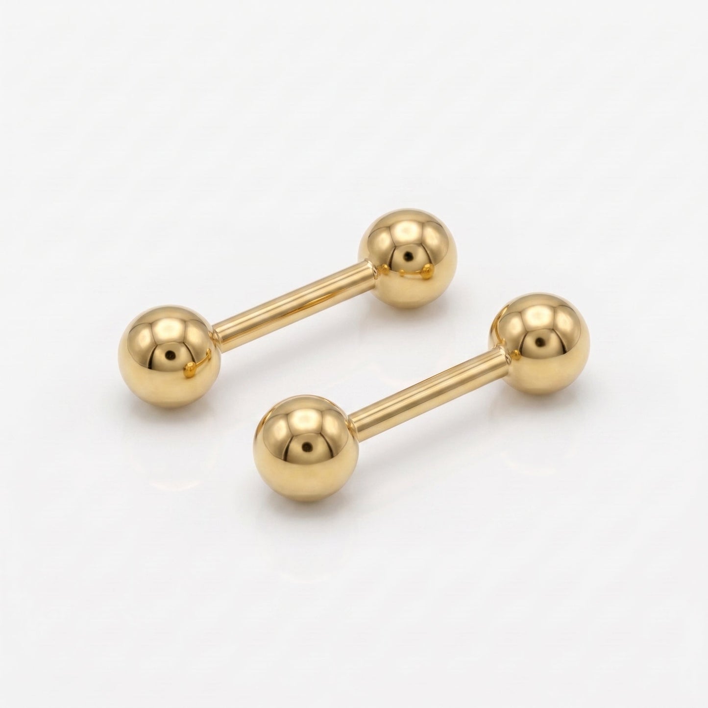 Straight Barbell Ear Piercing Studs