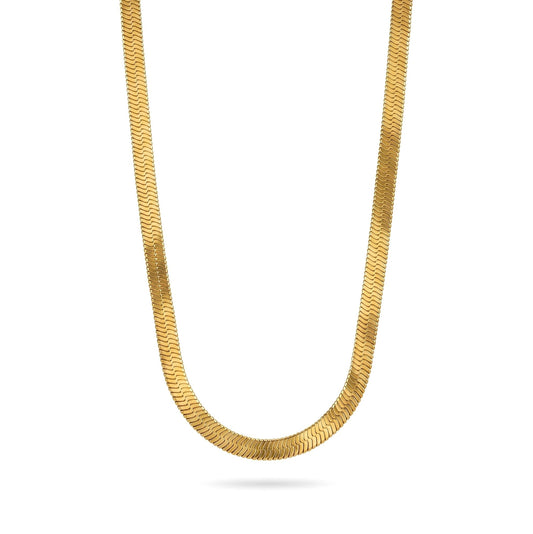 Gold Snake-chain Necklace