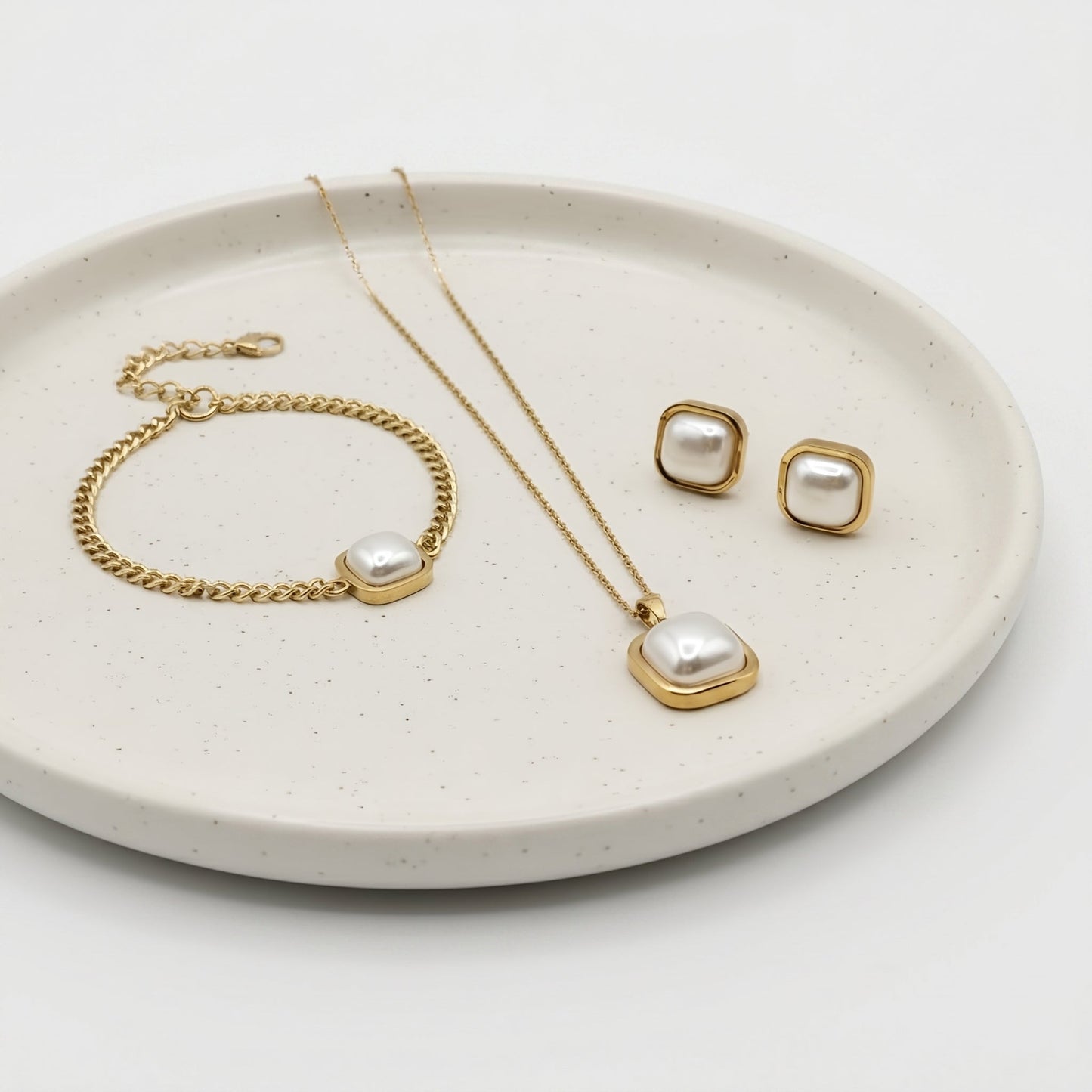 White Pearl Premium Set | Stainless Steel