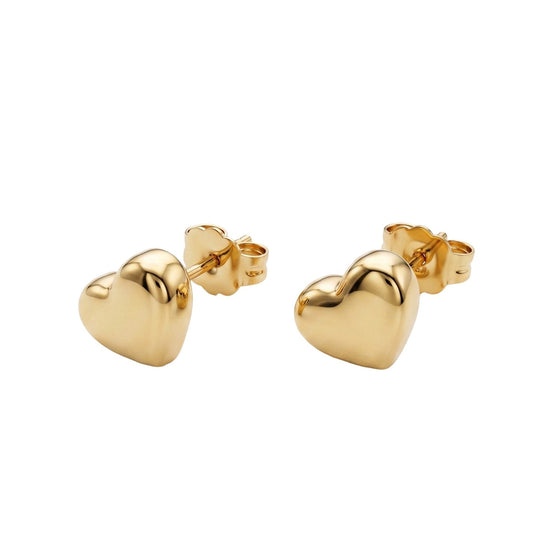 Minimal Heart Earrings | Stainless Steel hayajewelers.pk