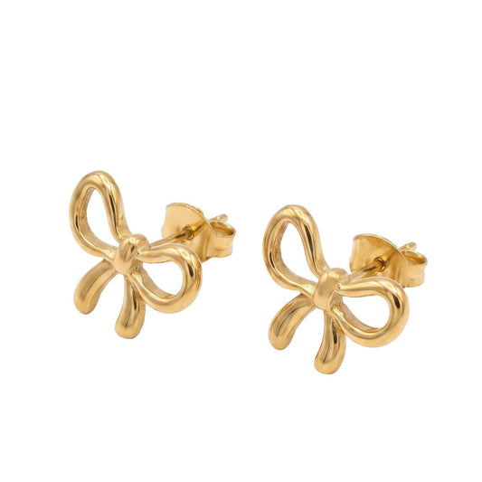 BOW STUD EARRINGS hayajewelers.pk