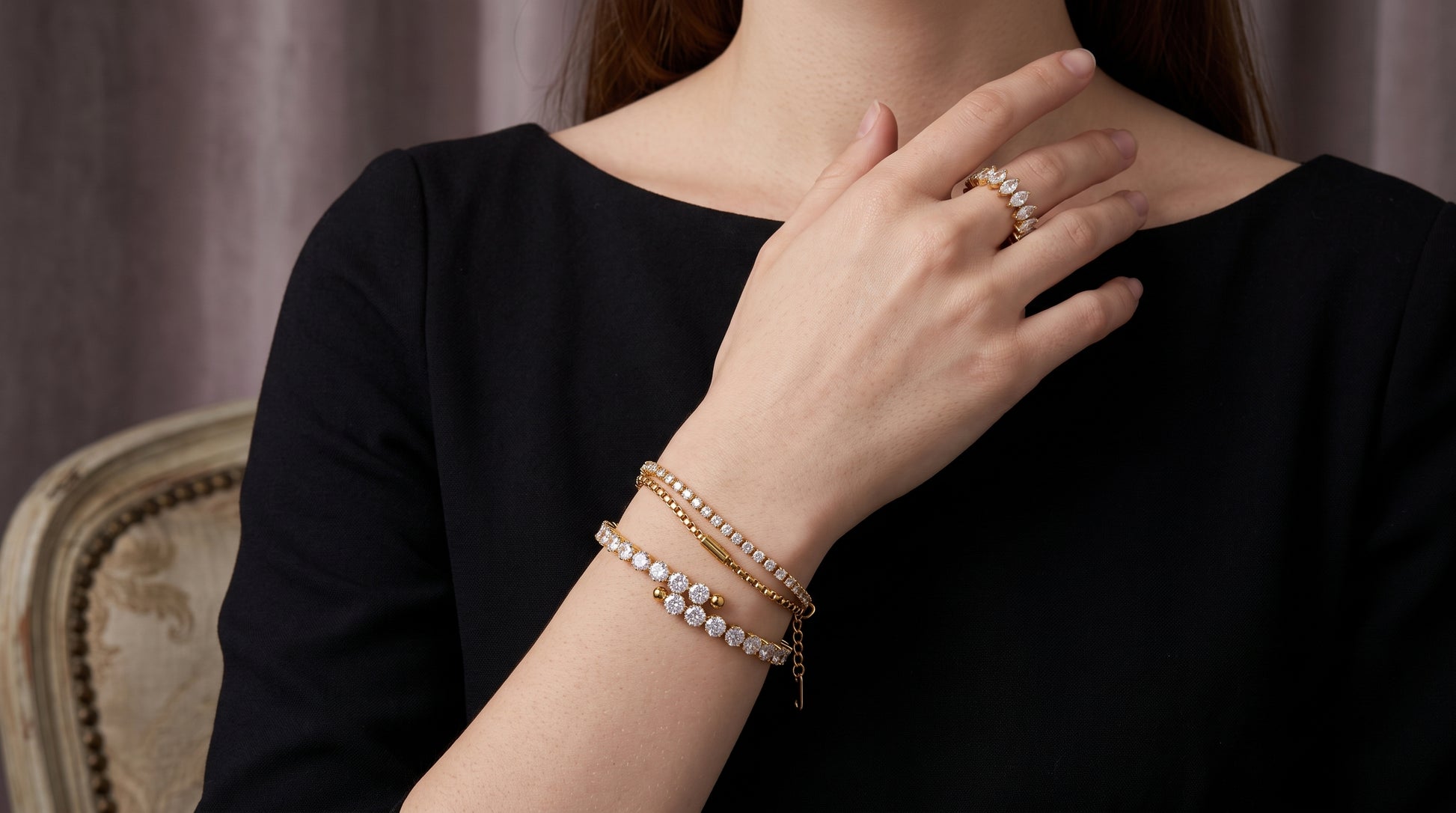 Luxury Crystal – Bracelet, Ring & Bangle hayajewelers.pk