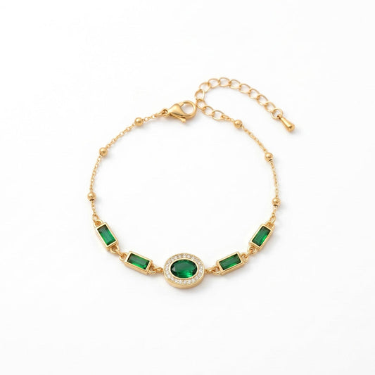 Royal Verdant Charm Bracelet hayajewelers.pk
