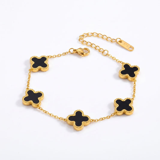 Black Clover Bracelet Haya Jewelers