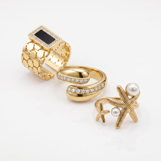 Premium Quality 3 pack Adjustable Rings _ Stainless steel