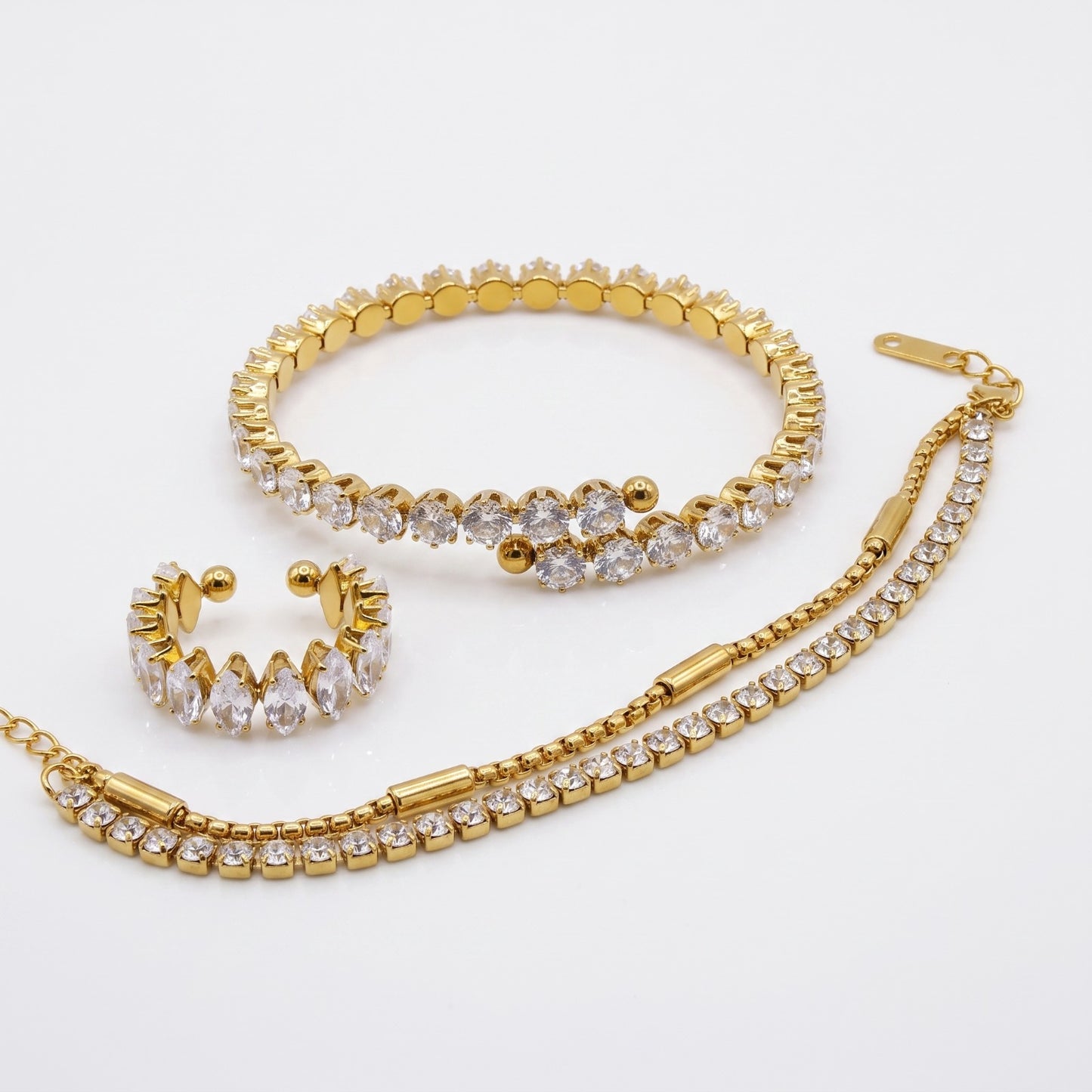 Luxury Crystal – Bracelet, Ring & Bangle hayajewelers.pk