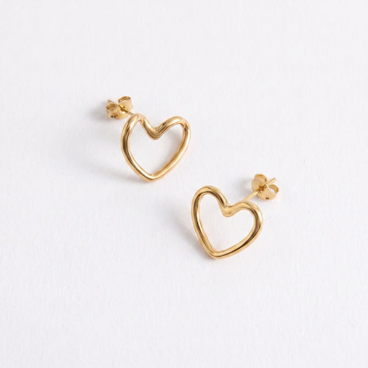 Twisted Heart Pendant Necklace Set