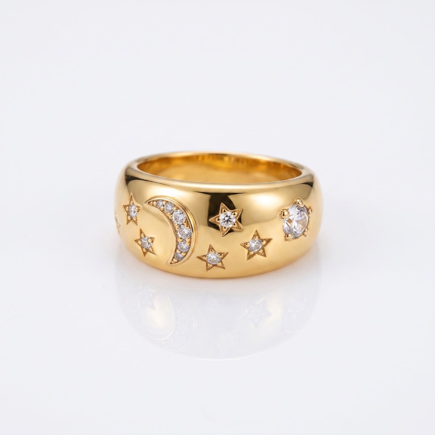 two-piece bridal stacking Rings