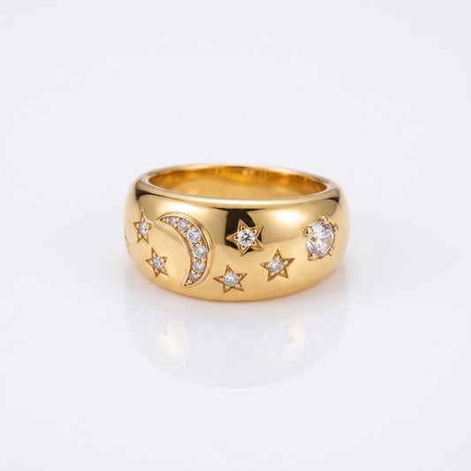 two-piece bridal stacking Rings