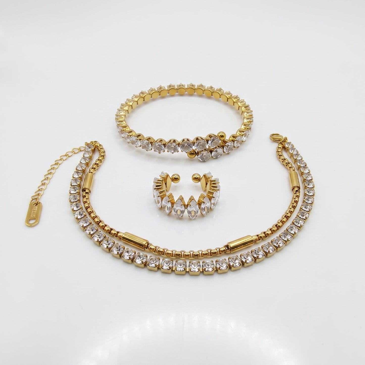 Luxury Crystal – Bracelet, Ring & Bangle hayajewelers.pk