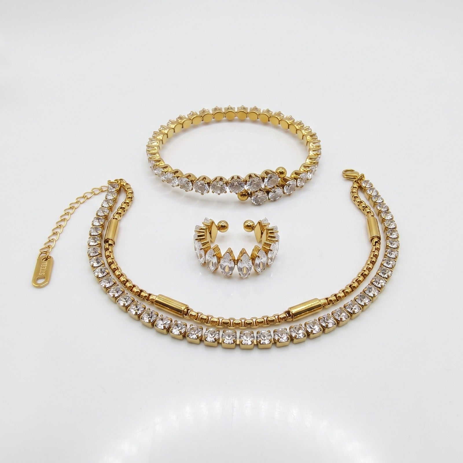 Luxury Crystal – Bracelet, Ring & Bangle hayajewelers.pk