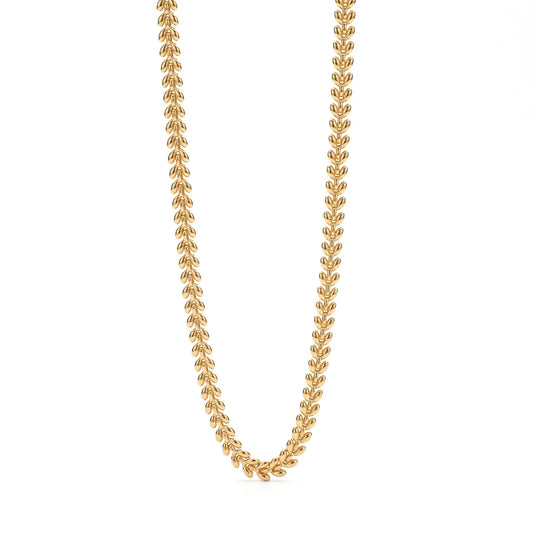 Cuban Wheat Neck Chain hayajewelers.pk