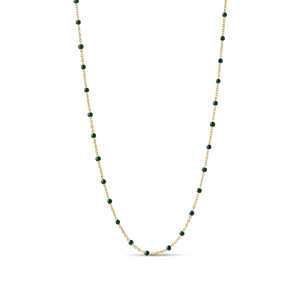 Enamel Beaded Necklace | Stainless Steel hayajewelers.pk